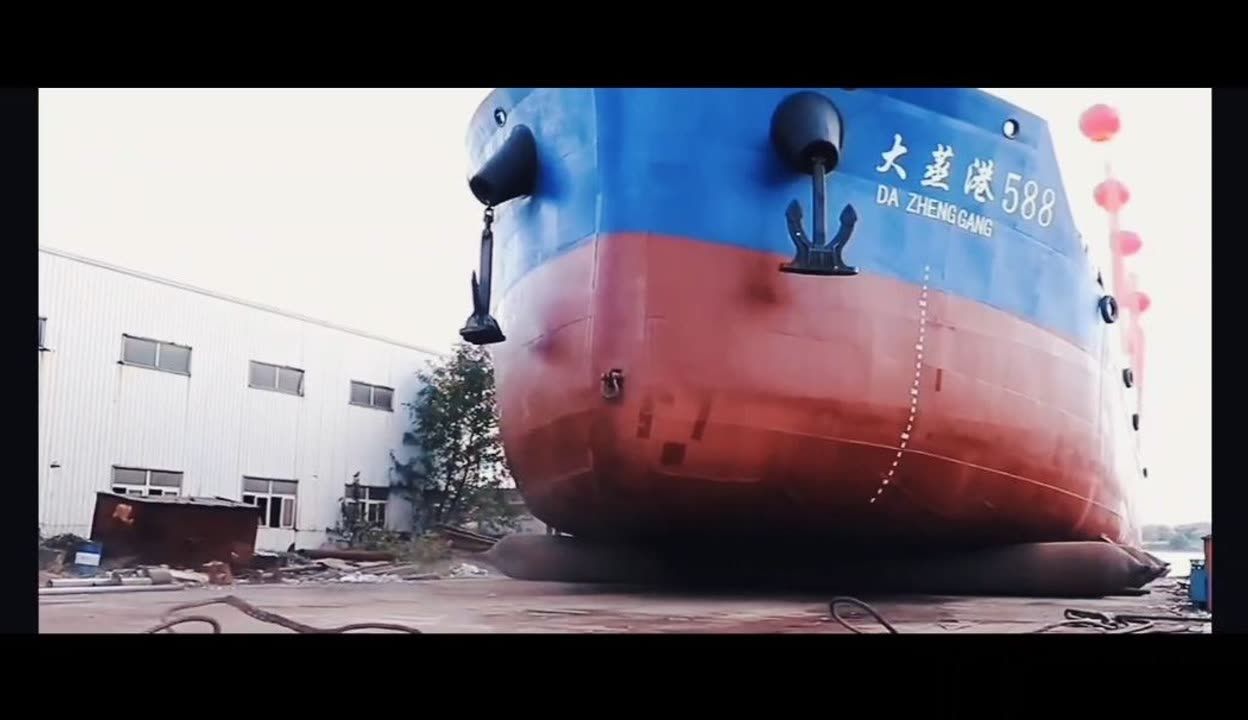 船舶氣囊工藝顯威力，大蒸港兩船同日順利吉水
